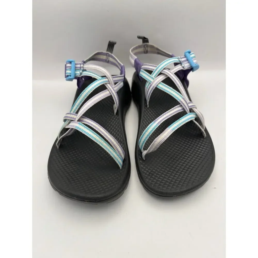 Chacos ZX/1 Ecotread Blue And Purple Sandals Kids Size 5
